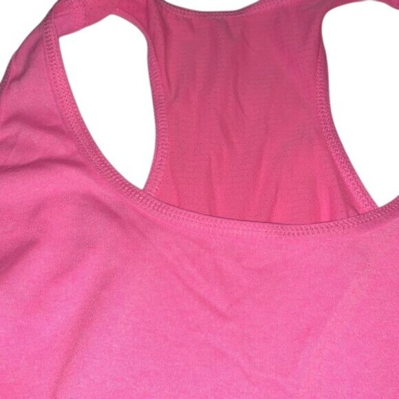 Danskin Now Pink Racerback Tank Top XL/XG 16-18 Semi-Fitted Lightweight Polyeste - Picture 7 of 10